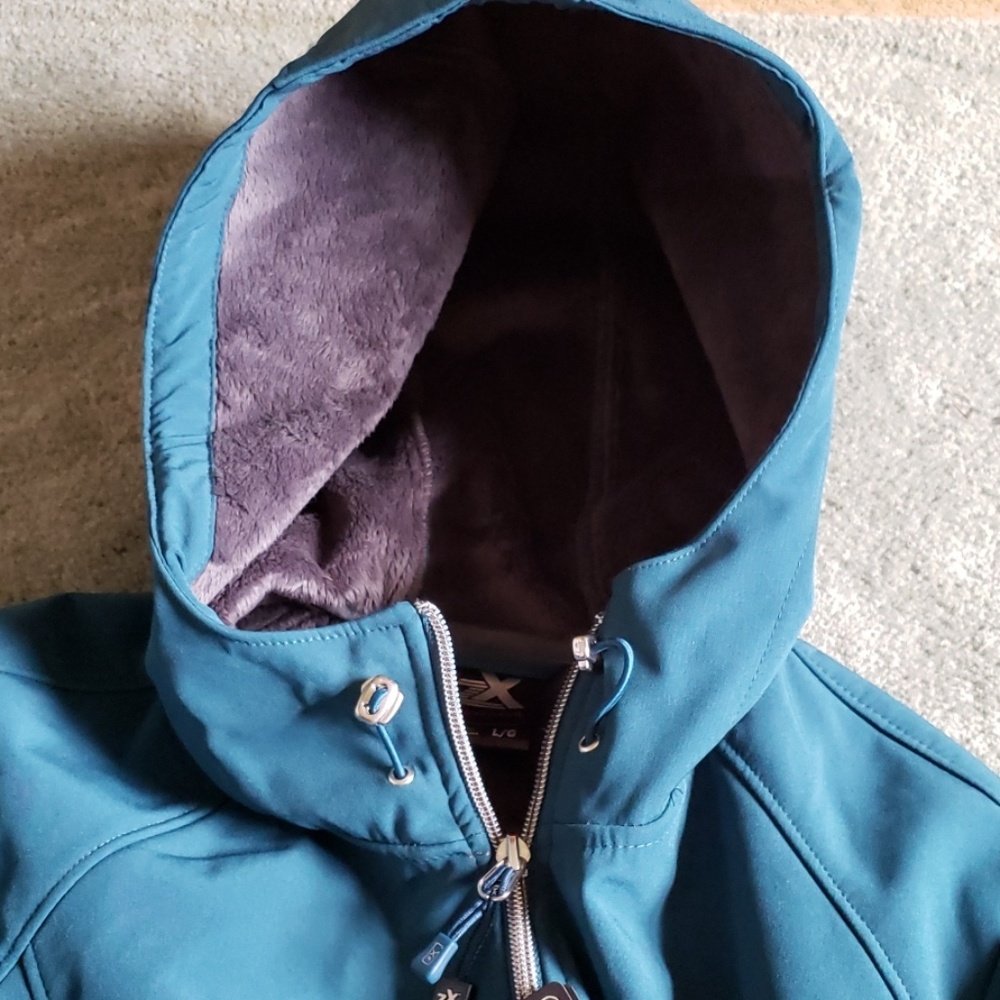 NWT ZeroXposur Sz L dark teal jacket - Picture 7 of 8